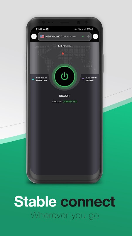 آموزش اتصال man vpn