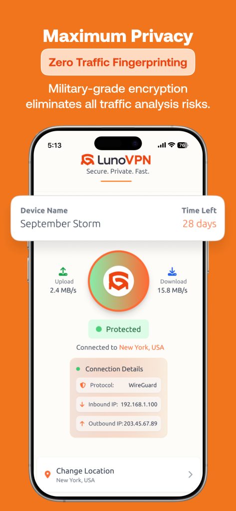 فیلترشکن قوی LunoVPN