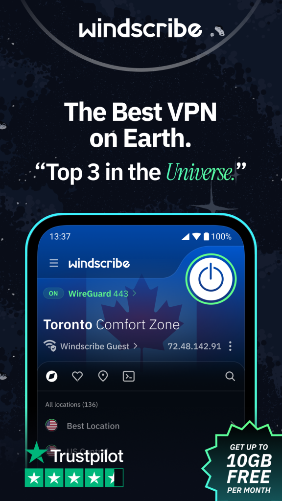 فیلترشکن windscribe