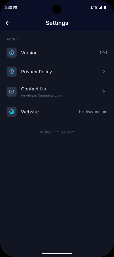 فیلترشکن کمحجم FortivaVPN