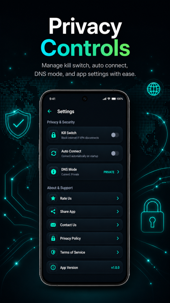 تنظیمات فیلترشکن Toro VPN