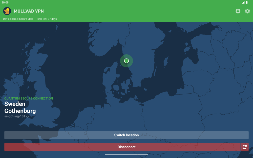 فیلترشکن Mullvad VPN