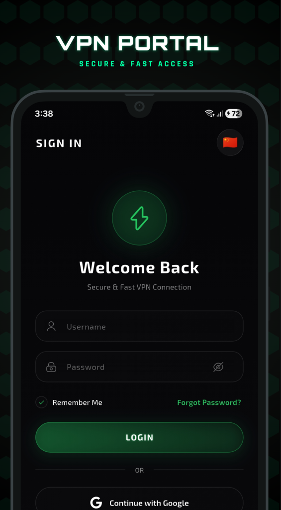 ثبت نام در فیلترشکن VPN Portal