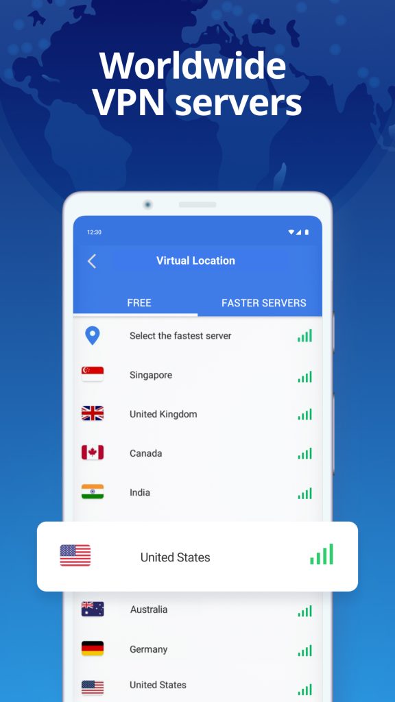 سرورهای فیلترشکن اسنپ وی پی ان