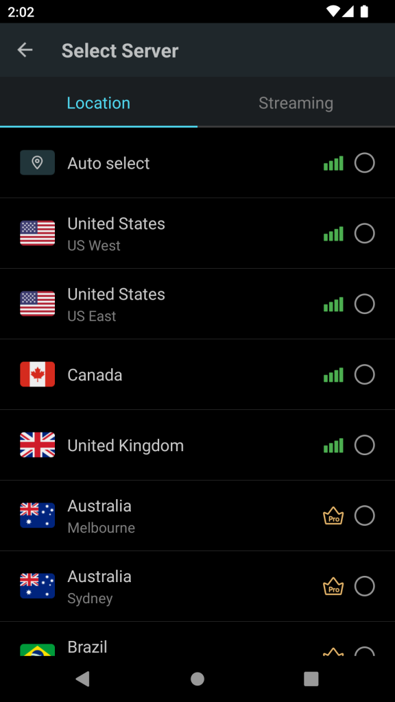 سرورهای فیلترشکن secure vpn