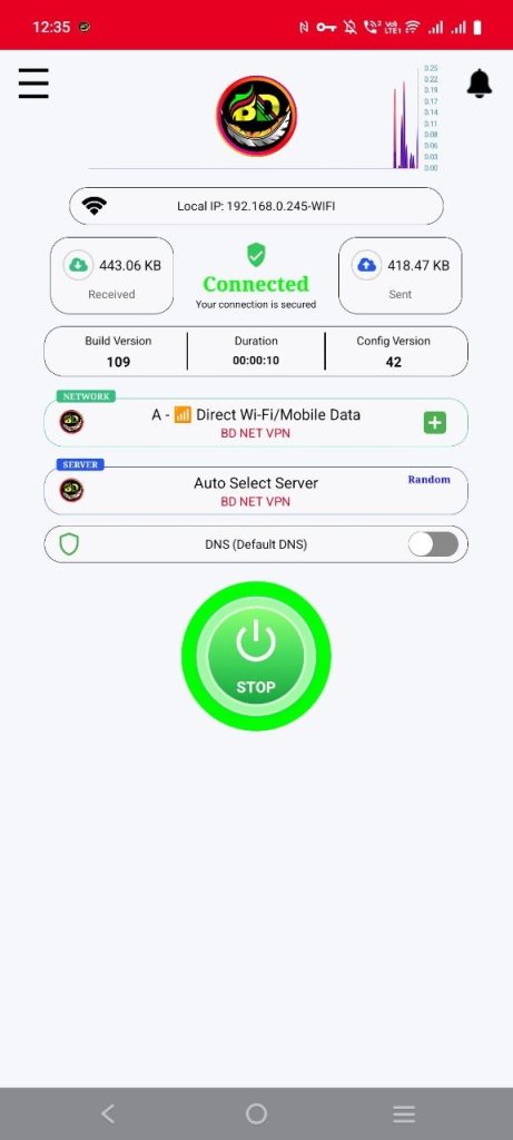 فیلترشکن بی دی نت وی پی ان