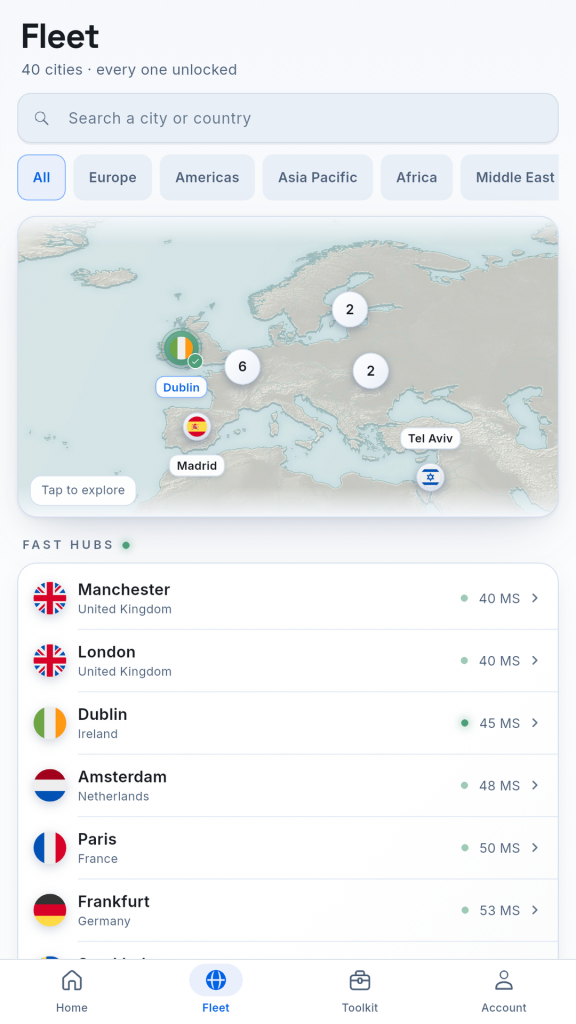 سرورهای فیلترشکن KEN VPN