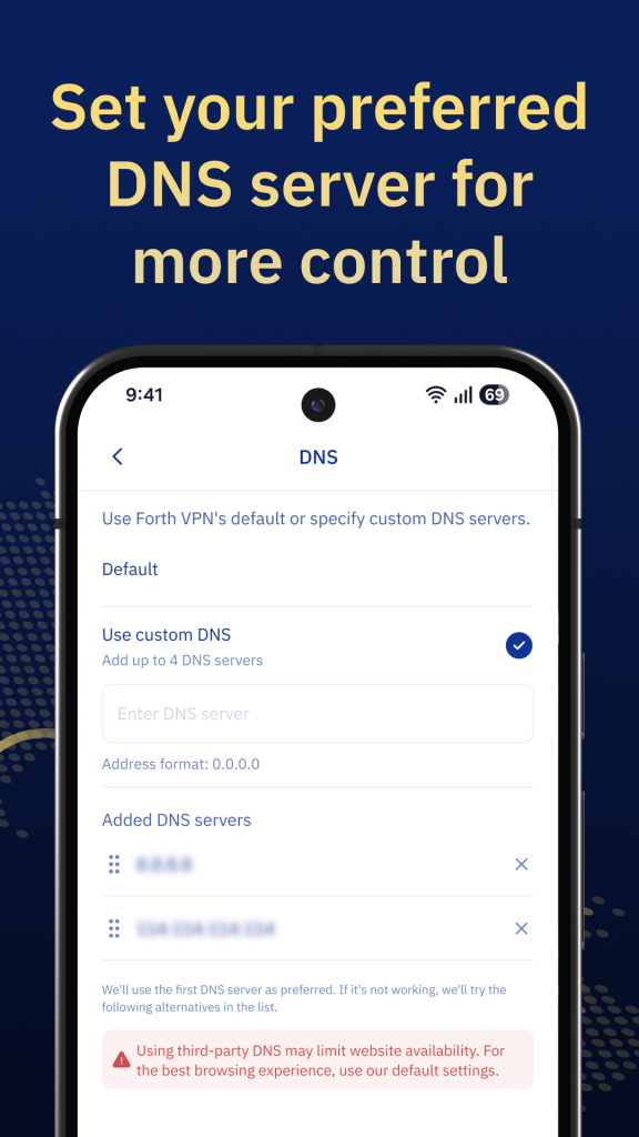 خدمات فیلترشکن ForthVPN