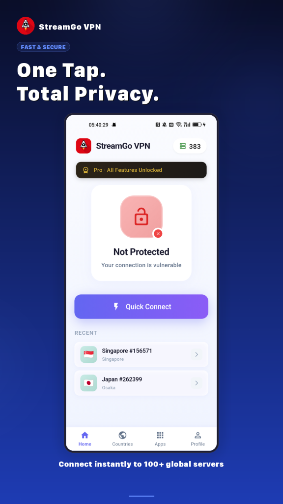 فیلترشکن StreamGo VPN