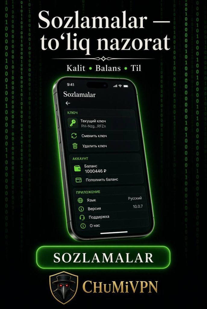 تنظیمات فیلترشکن CHuMi VPN