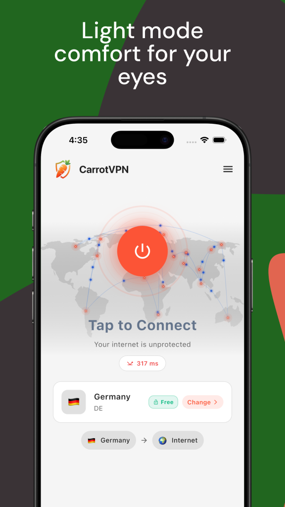 فیلترشکن CarrotVPN قوی