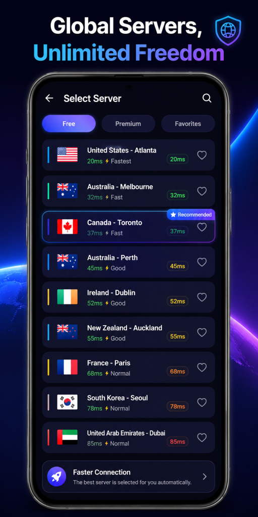 سرورهای  فیلترشکن Kivaro VPN